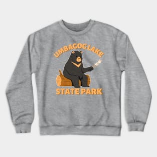 Umbagog Lake State Park Camping Bear Crewneck Sweatshirt